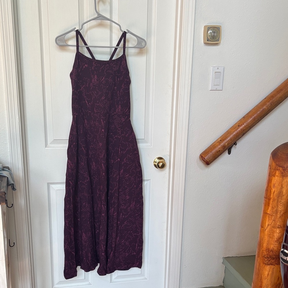 Pact fit and flare midi dress